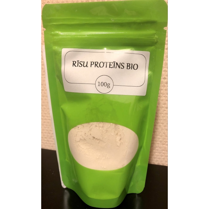 Rīsu proteīna pulveris 80% BIO 100g, Dabas Stacijas