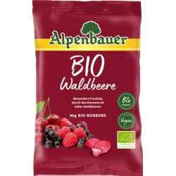 Karameles ar pildījumu, meža ogu garša BIO 90g