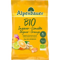 Karameles ar pildījumu, ingvers-apelsīns BIO 90g