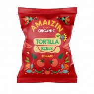 Kukurūzas rullīši ar tomātu garšu BIO 100g