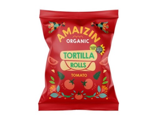 Kukurūzas rullīši ar tomātu garšu BIO 100g