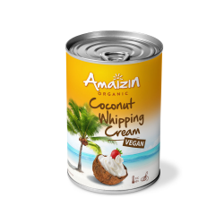 Kokosriekstu krēms 30%, putošanai BIO 400ml