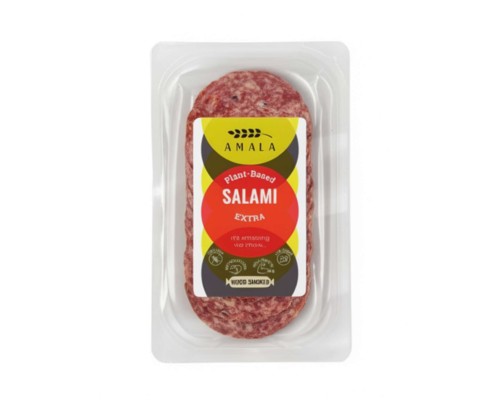 Kūpināta vegāniska desa Salami, šķēles 100 g 