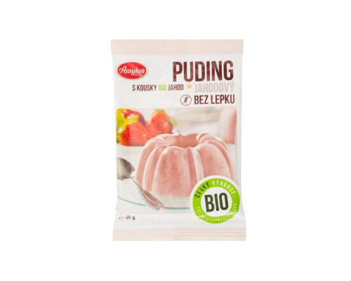 Pudiņa maisījums, zemeņu BIO 40g