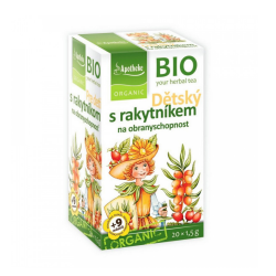 Augļu tēja bērniem, imunitātei BIO 20x1,5g