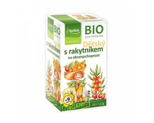 Augļu tēja bērniem, imunitātei BIO 20x1,5g