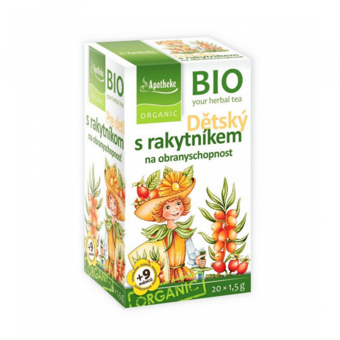 Augļu tēja bērniem, imunitātei BIO APOTHEKE 20x1,5 g