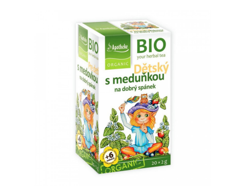 Augļu tēja bērniem, mierīgam miegam BIO 20x2g