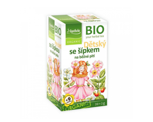 Augļu tēja bērniem ar mežrozītēm BIO 20x2g
