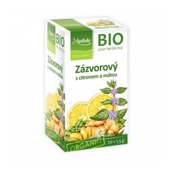 Ingvera tēja ar citronu un piparmētru BIO 20x1,5g
