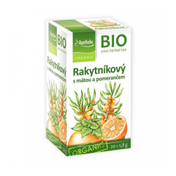 Smiltsērkšķu tēja ar piparmētru un apelsīnu BIO 20x1,8g