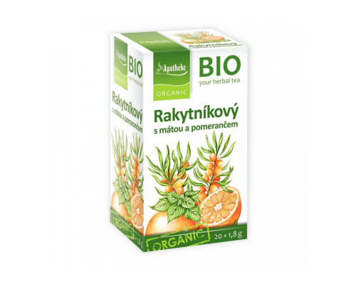 Smiltsērkšķu tēja ar piparmētru un apelsīnu BIO 20x1,8g