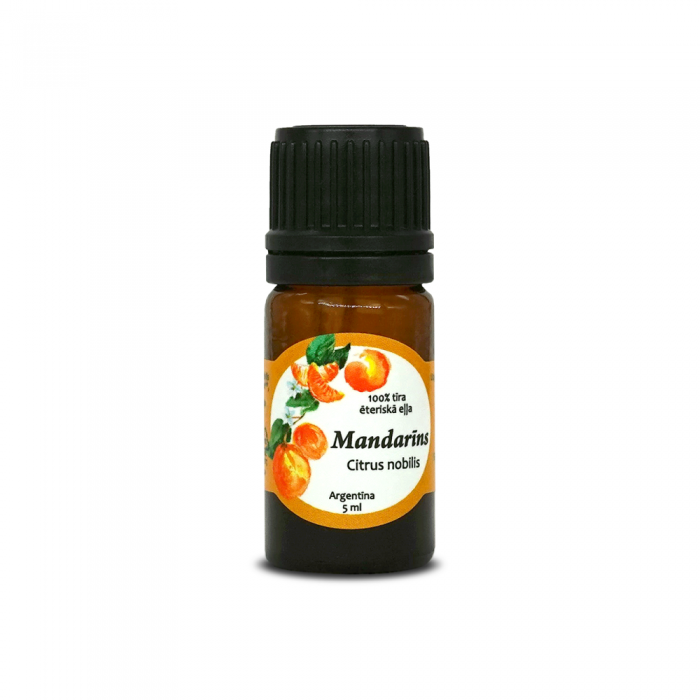 100% tīra ēteriskā eļļa Mandarīns AROMAMA 5 ml
