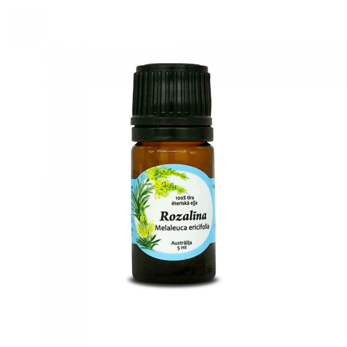 100% tīra ēteriskā eļļa Rozalīna (malaleuca ericifolia) AROMAMA 5 ml