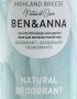 Dezodorants Sensitive Highland Breeze 40g