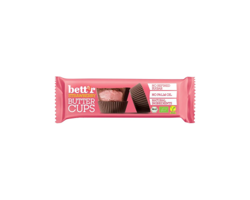Zemeņu krēma konfektes BIO 39g (3x13g)