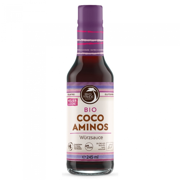 Coco Aminos, garšvielu mērce, BIO BIG TREE FARMS 245ml