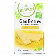 Vafeles ar citronu pildījumu BIO 190g
