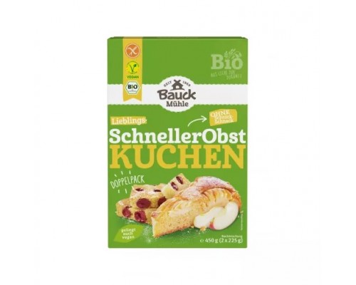 Ātrais ābolkūkas maisījums (bezglutēna) BIO 450g (2x225g)