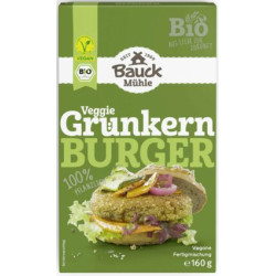 Zaļo plēkšņu kviešu maisījums burgeriem BIO 160 g