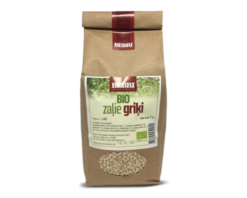 Griķi, zaļie BIO 1kg