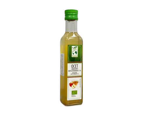 Ābolu etiķis, nefiltrēts, nepasterizēts BIO 250ml