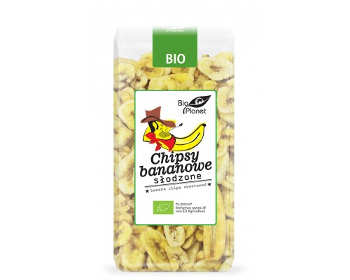 Banānu čipsi, saldināti BIO 150g