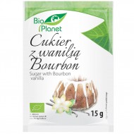 Cukurs ar Bourbon vaniļu (1.5%) BIO 15g