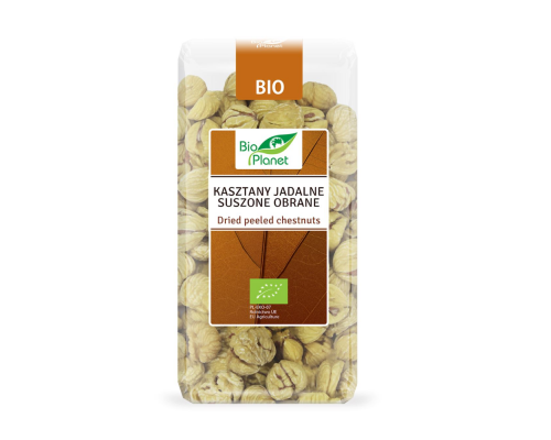 Ēdamie kastaņi, mizoti un žāvēti BIO 400g