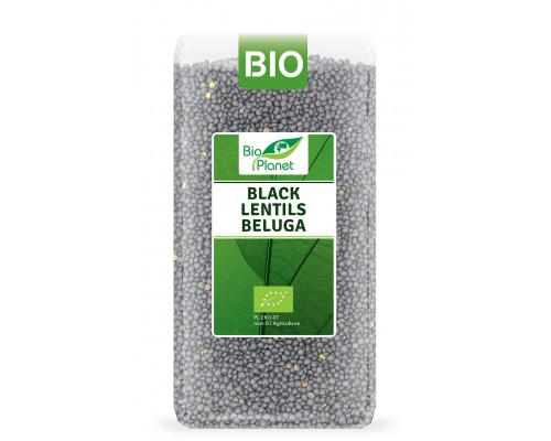 Lēcas, melnās, Beluga BIO 500g
