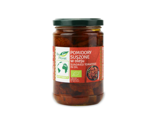 Saulē kaltēti tomāti eļļā BIO 280g