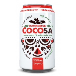 Kokosriekstu ūdens, negāzēts, ar arbūzu sulu COCOSA 330ml