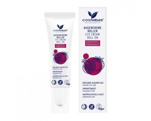 Atvēsinošs acu krēms ar granātābolu rullītis BIO 15ml