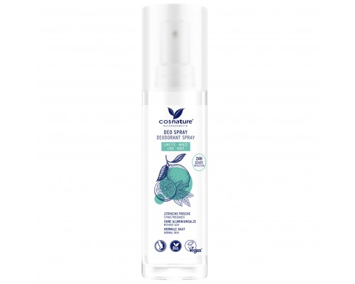 Izsmidzināms dezodorants ar laimu un piparmētru BIO 75ml