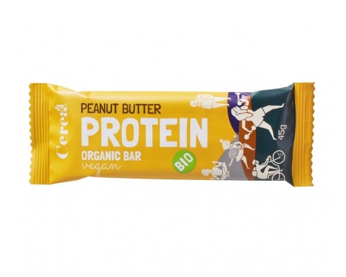 Batoniņš ar papildus proteīniem un zemesriekstiem BIO 45g