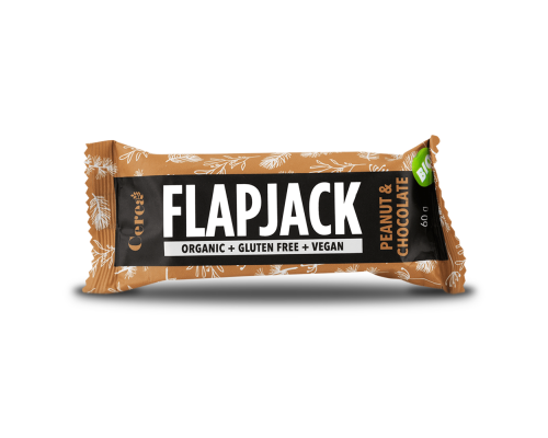 Flapjack ar zemesriekstiem un šokolādi BIO 60g