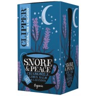 Augu tēja Snore & Peace ar kumelītēm, melisu & lavandu BIO (20x1,5g) 30g