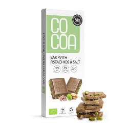Batoniņš ar pistācijām un sāli BIO 40 g