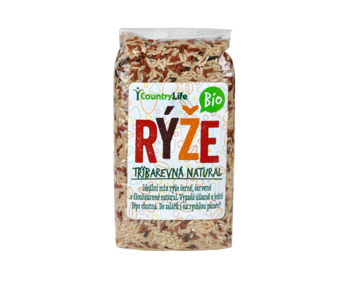 Rīsi, trīskrāsu BIO 500g