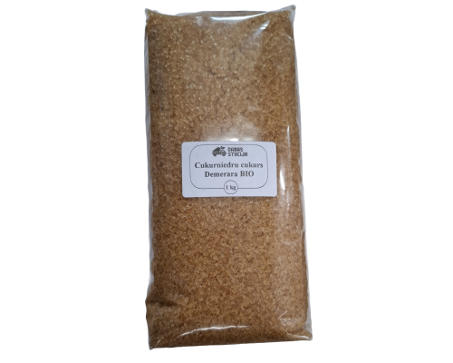 Cukurniedru cukurs Demerara BIO 1kg