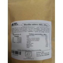 Hlorellas tabletes BIO 250g