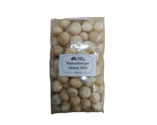 Makadāmijas rieksti BIO 350g 