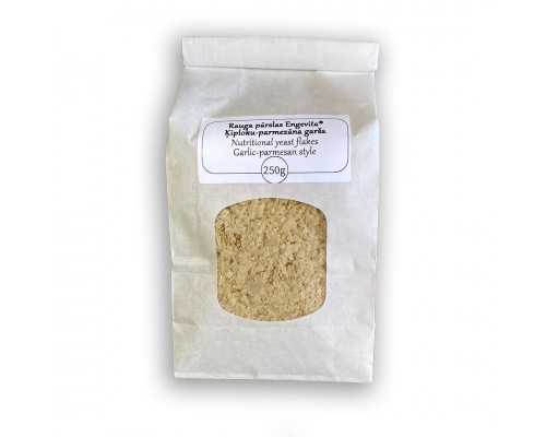 Rauga pārslas Engevita, ķiploku-parmezāna garša 250g