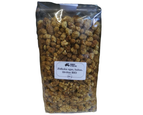 Zīdkoka ogas, baltas, žāvētas BIO DABAS STACIJA 600g