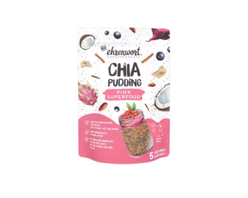 Čia (Salvia hispanica) sēklu pudiņš Pink Superfood BIO 250 g