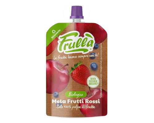 Ābolu-melleņu-zemeņu biezenis BIO 100g