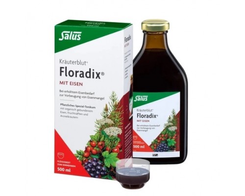 Floradix Liquid Iron dzelzs šķīdums 500ml
