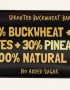 Diedzētu griķu batoniņš - ananass BIO 35g