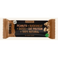 Diedzētu griķu proteīna batoniņš - zemesriekstu BIO 35g