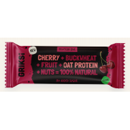 Diedzēto griķu batoniņš - ķiršu BIO 35g